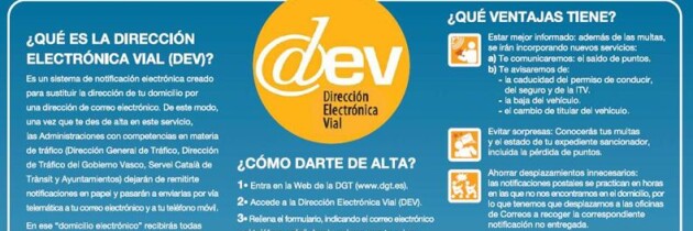 Dirección Electrónica Vial (DEV)